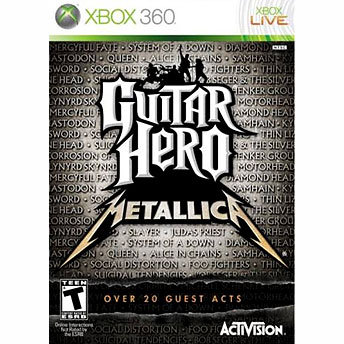Portada Guitar Hero Metallica