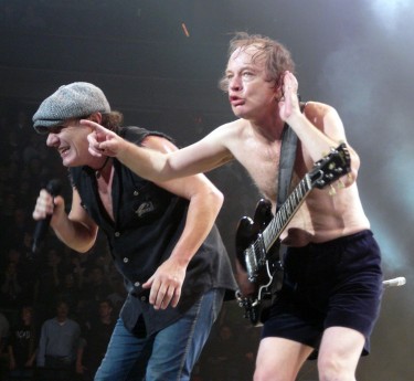 AC/DC - Brian Johnson y Angus Young