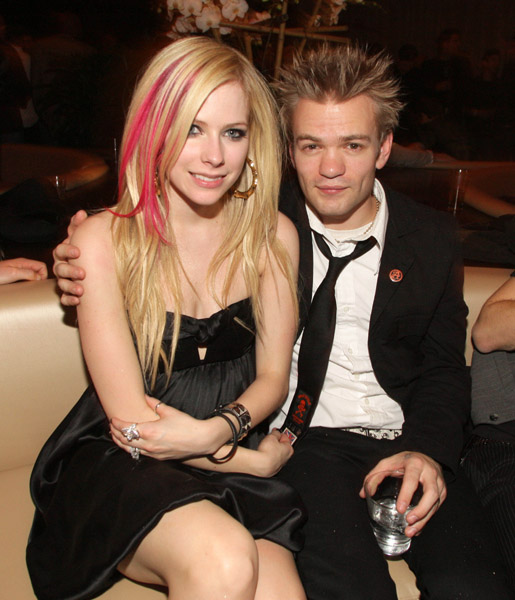 avril lavigne and deryck whibley. Avril Lavigne y Deryck Whibley