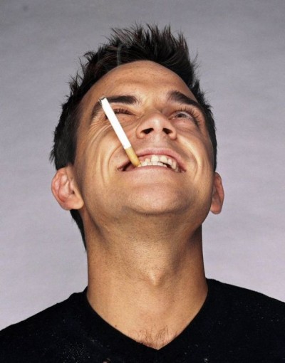 Robbie Williams contento