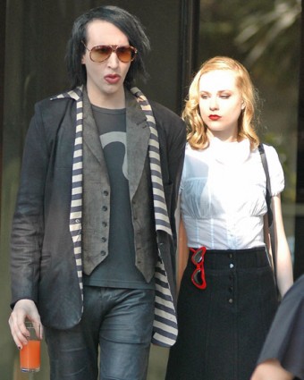 Marilyn Manson y Evan Rachel Wood