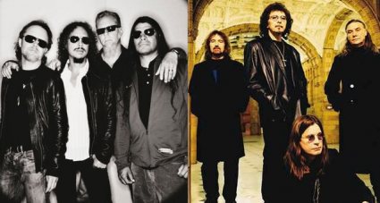 Metallica y Black Sabbath