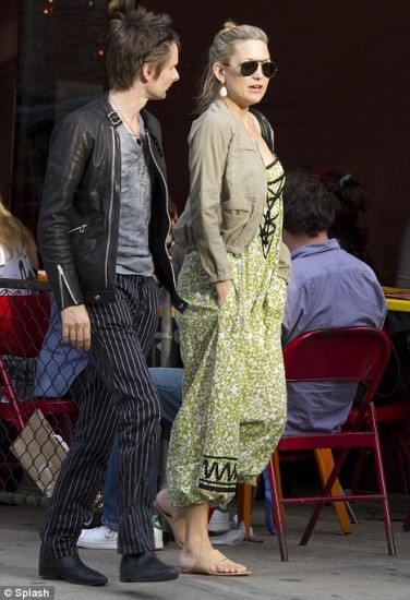 Matt Bellamy y Kate Hudson