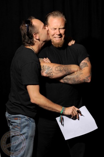 Lars Ulrich y James Hetfield