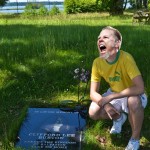 James Ulrich en el memorial de Cliff Burton