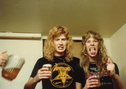 Dave Mustaine y James Hetfield