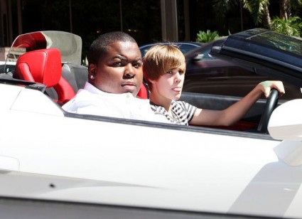 Justin Bieber en coche