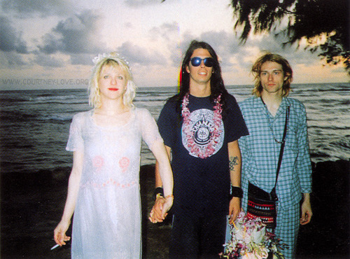 Courtney Love, Dave Grohl, Kurt Cobain