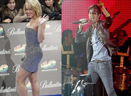 Shakira y Enrique Iglesias en los Premios 40 Principales