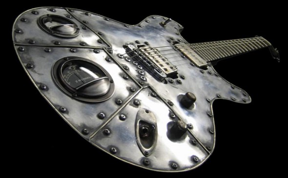 Guitarra usada en el metal