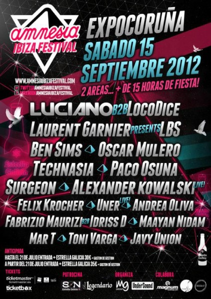 Amnesia Ibiza Festival 2012
