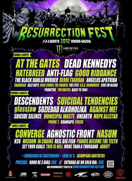 Resurrection Fest 2012 - Cartel