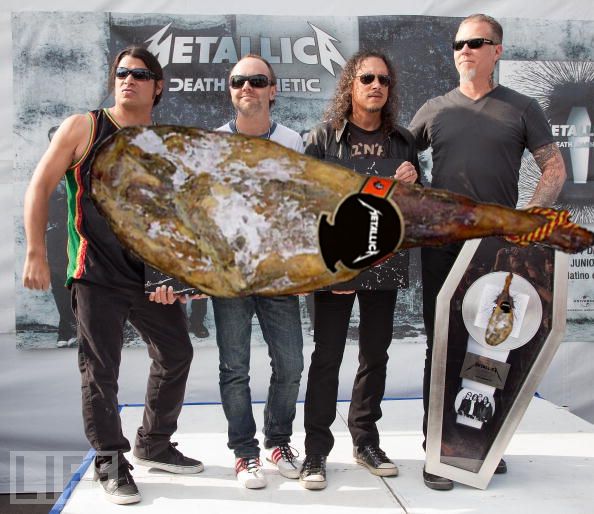 Metallica y sus jamones