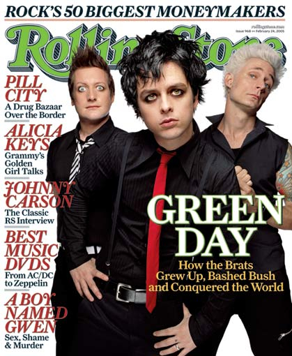 Green Day - Portada Rolling Stone