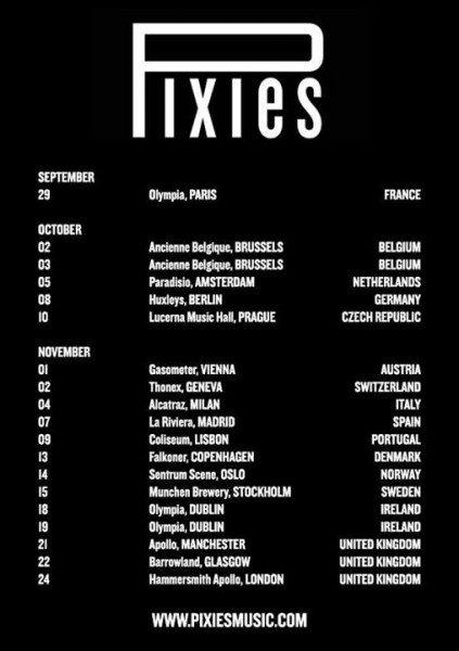 Pixies Tour 2013